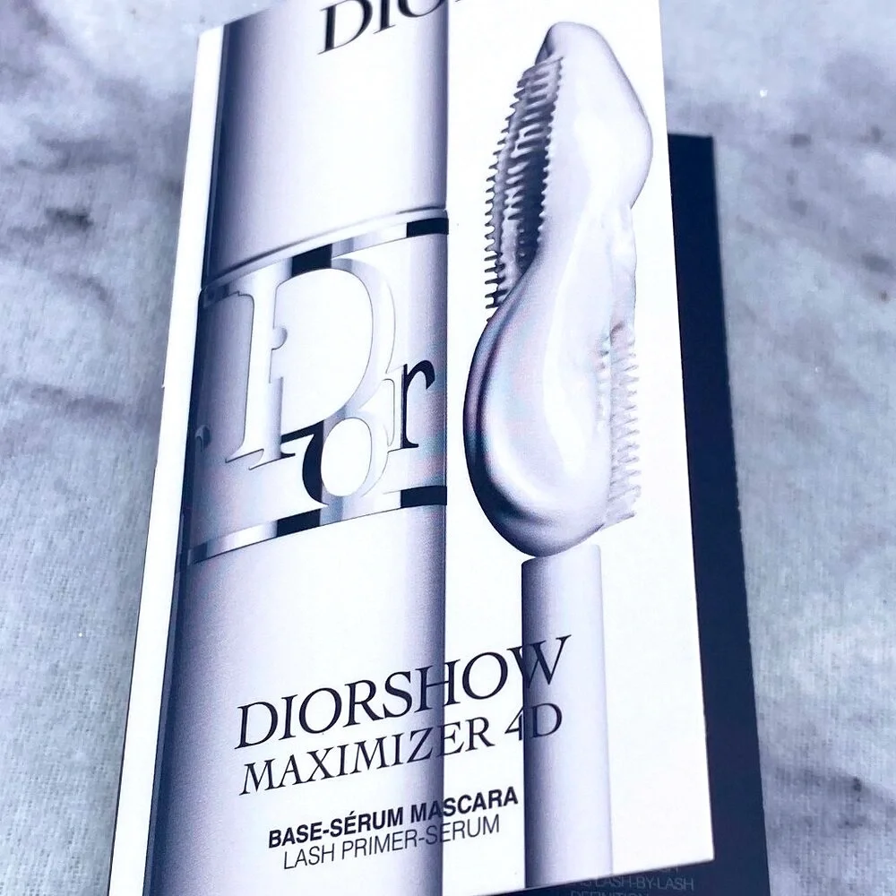 DIOR Beauty Gift Set-Black Pouch,Foundation,Mascara,Lipstick,Serum-8pc-BOXED-NEW